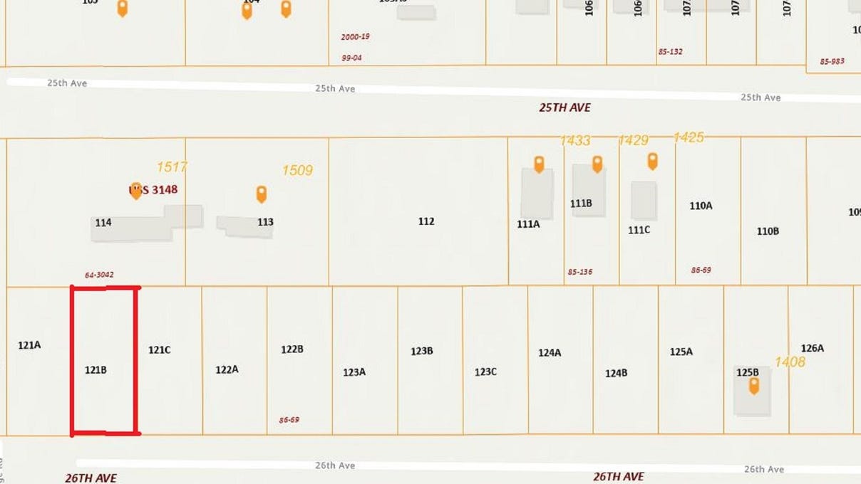 Lot 121 B 26TH Ave  