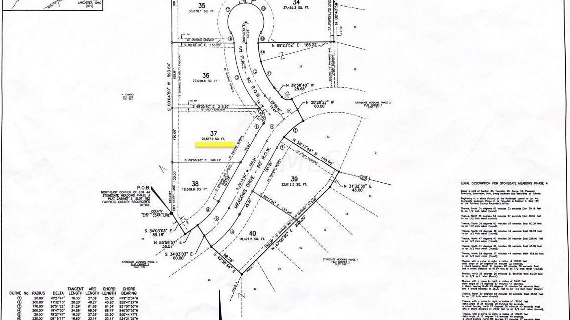 0 Meadows Drive, Lancaster, OH 43130 Land for Sale
