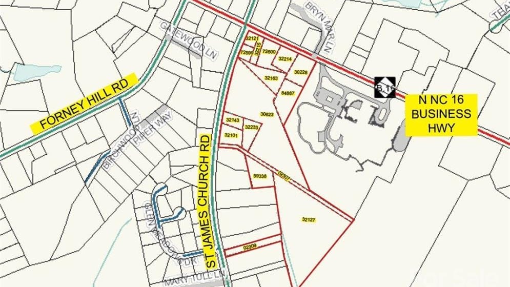 19 9 /- Acres NC Hwy 16 Business Hwy