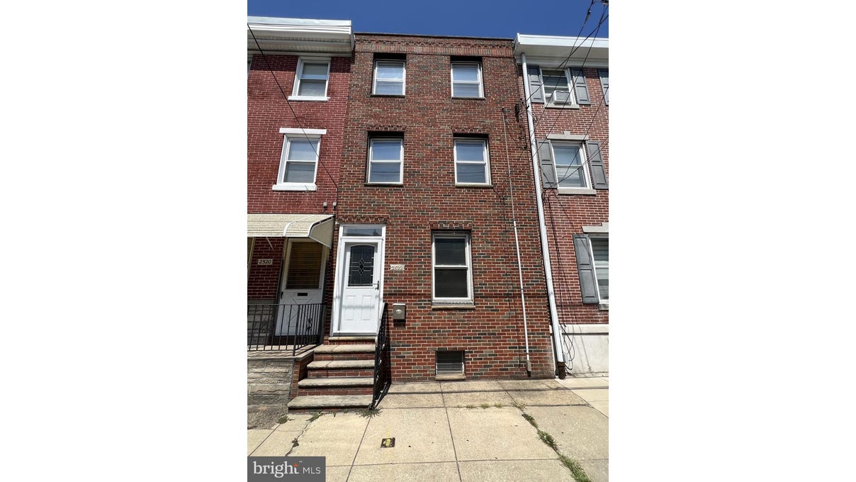 2522 EDGEMONT STREET, PHILADELPHIA, PA 19125 Townhouse for Rent