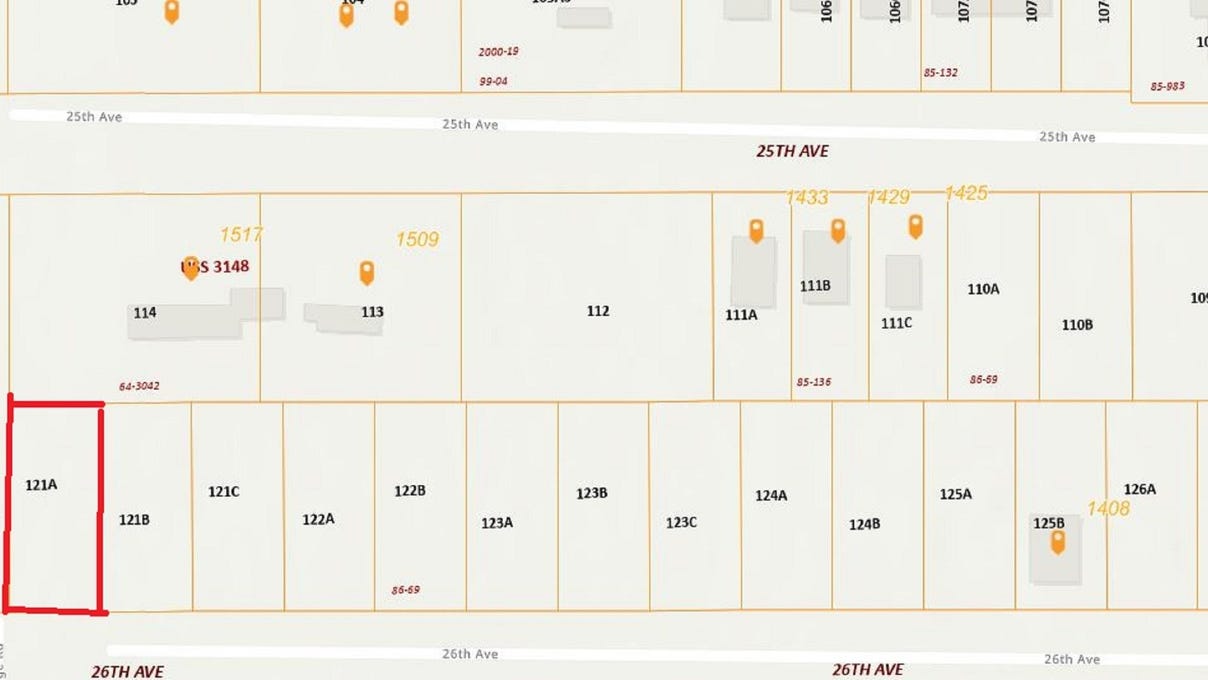 Lot 121A 26TH Ave  