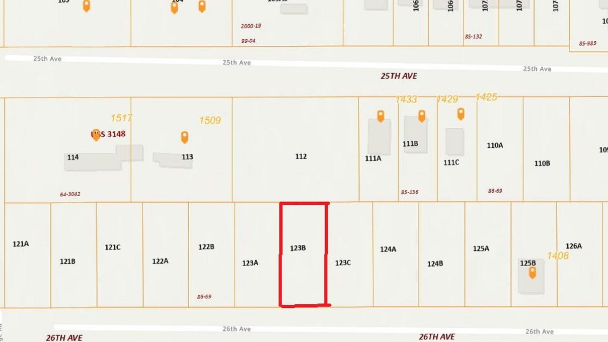 Lot 123 B 26TH Ave  