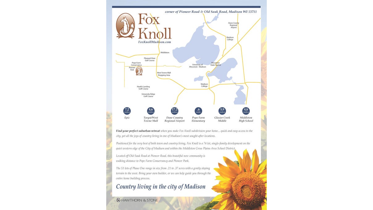 Lot 41 Clear Pond Way, Verona, WI 53593 Land for Sale