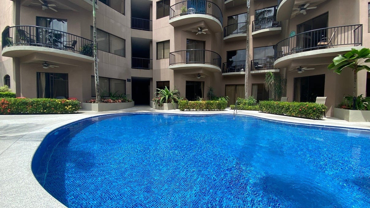 Monaco Condo spacious living area consists of three bedrooms and two