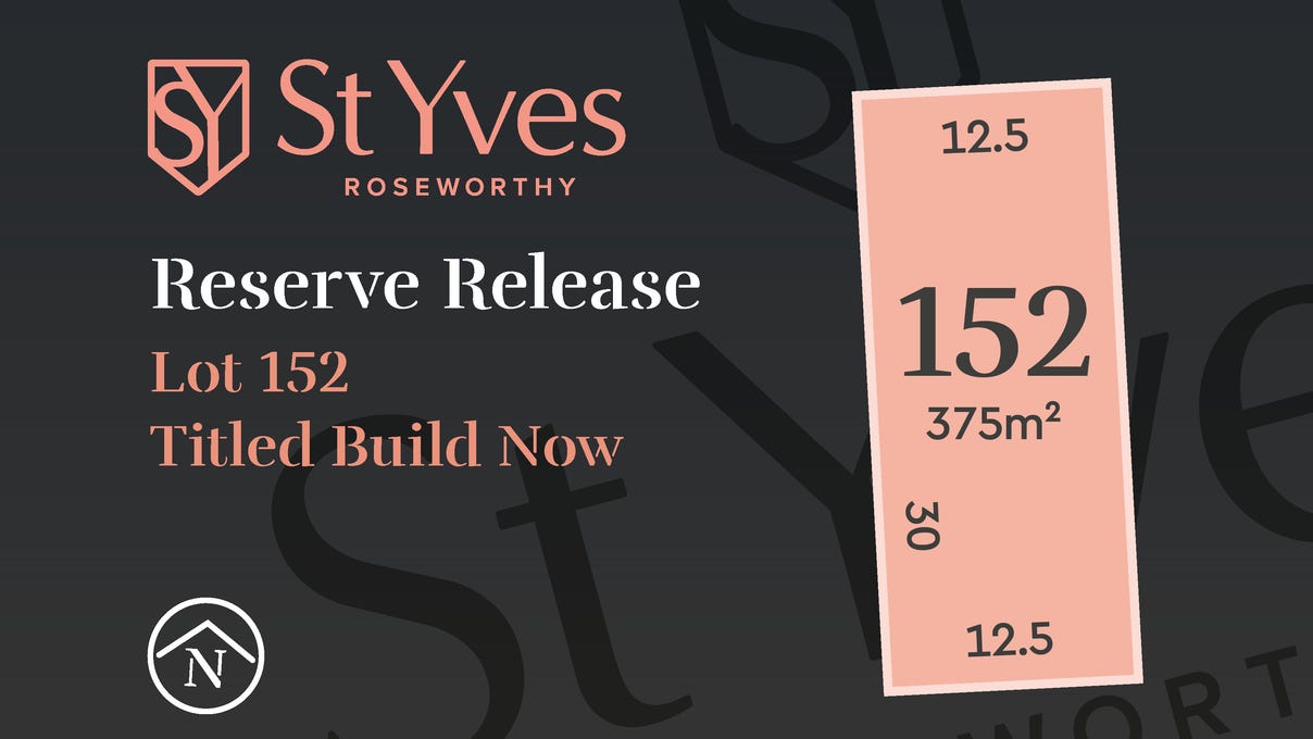Lot 152, Marquis Drive St Yves, Roseworthy, SA 5371 Land for Sale